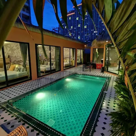 Dojo Pool Villa Jomtien Beach Exterior photo